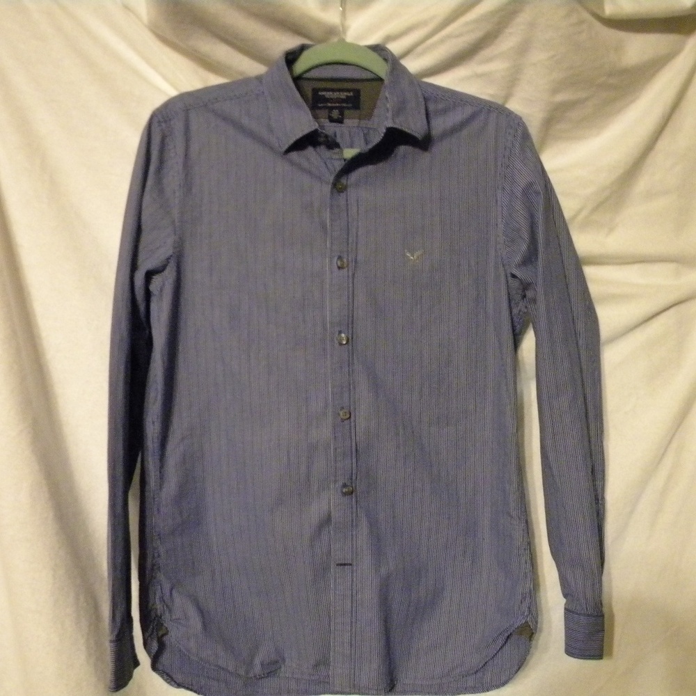 Men's Am Eagle Slim Fit long sleeve shirt Small